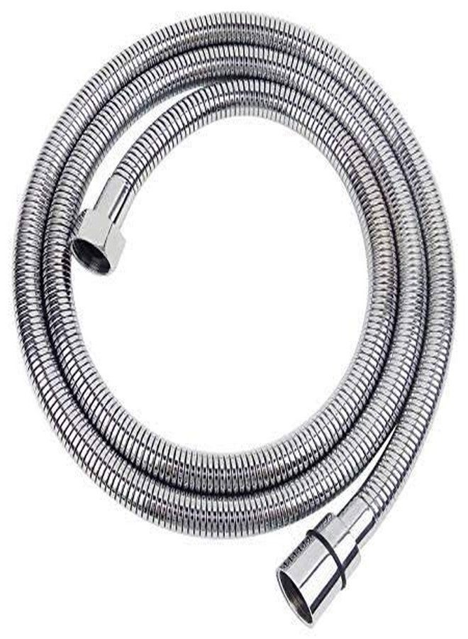 SPAZIO خرطوم/أنبوب دش مرن من الفولاذ المقاوم للصدأ من SPAZIO (طلاء كروم) (1.5 متر) - Image 2